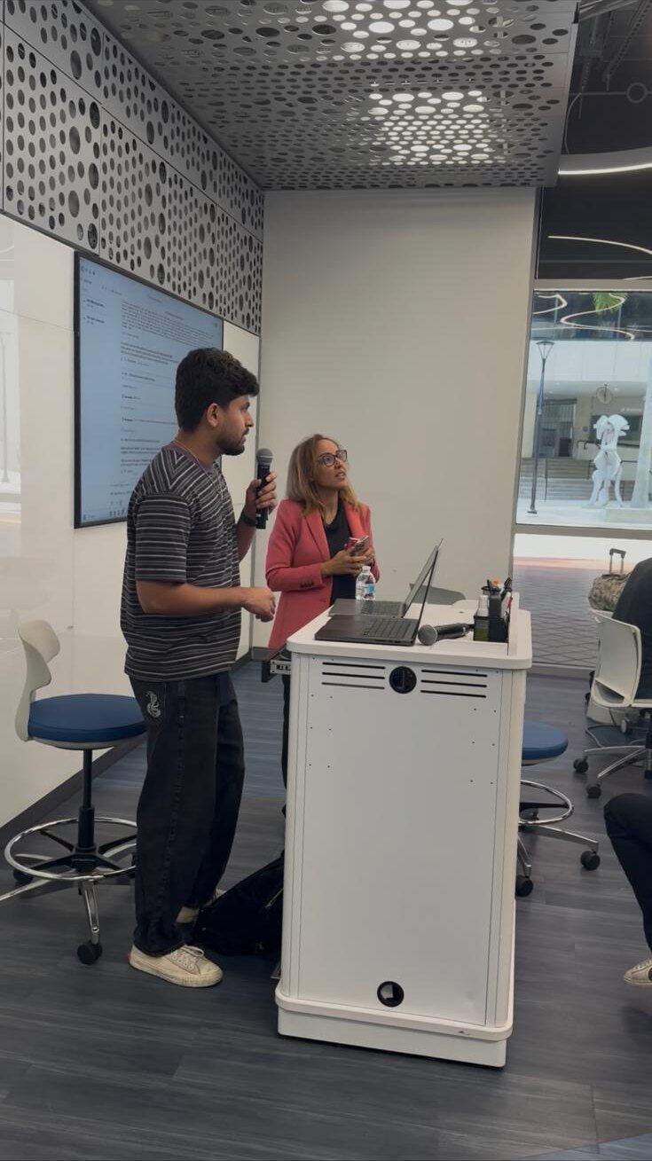 Taking questions after the demo. The one that comes up first is always the same: what stops it from booking something wrong?